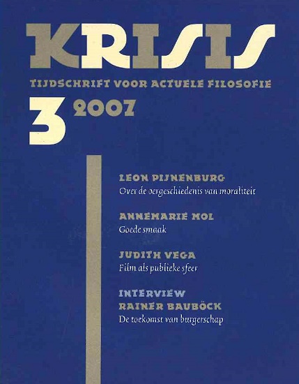 Cover Krisis 2007-3